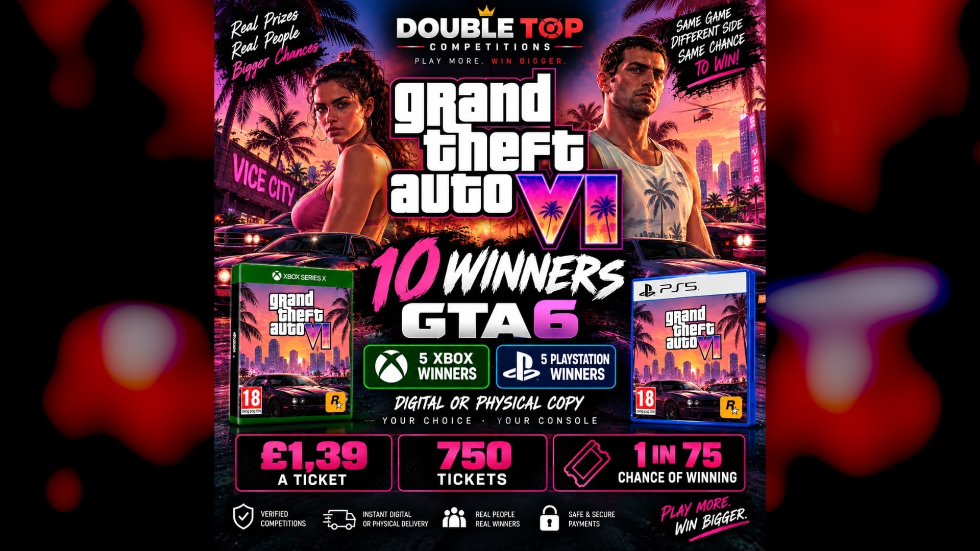 GTA 6 - 10 Winners